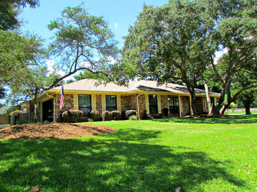Priced BELOW APPRAISED VALUE!!! Appraised for $294,000 in 2015!! Enchanting twisted oaks adorn the entrance of this Four Bedroom Family home located in a quiet neighborhood with sidewalks and walking distance to Vesta Heights Park & Briarwood Park.This home presents illuminating skylights in the family room and bathrooms. The split bedroom floorplan will accommodate any size family. The kitchen with large breakfast area opens to the family room featuring a wood burning fireplace.Unwind in the sunroom that can be accessed from family room, master bedroom, or 3rd bedroom. No need to fret about power outages. This home features a Whole House Generator! Escape to your well-manicured, privacy fenced back yard with accent lights and fully powered workshop with pull down garage size door.