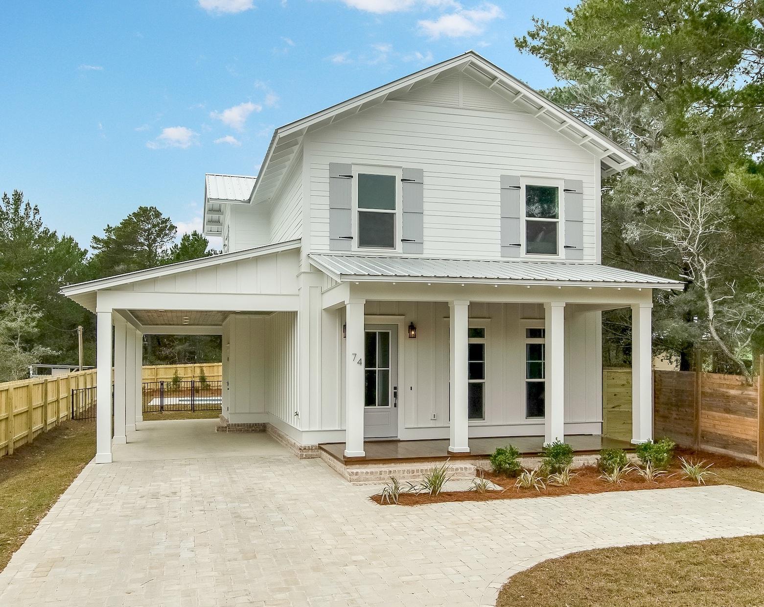 Custom built in 2019, this 5 bedroom 4 -1/2 bathroom home with heated pool is in the heart of Seagrove Beach and south of 30A. Once inside, you will be greeted by shiplap walls that lead you to the thoughtfully designed kitchen followed by the open and bright living area. The home has been professionally decorated by a local designer and is being offered fully furnished and rental ready, with over $70,000 in gross rental income already on the books for 2020. Perfectly positioned, this property is a short walk from 2 public beach accesses, Eastern Lake and several restaurants.
