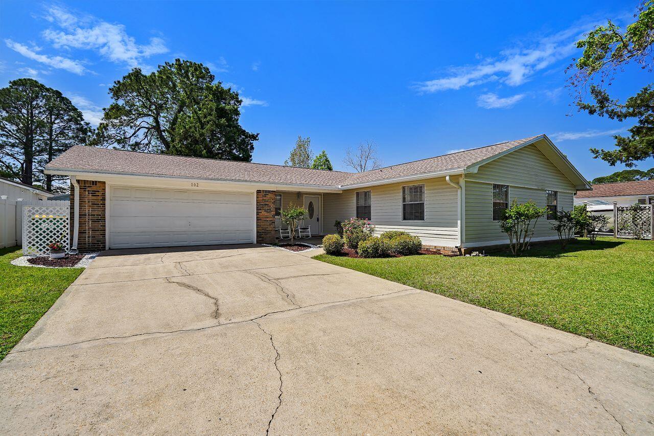 Meticulously cared for home in the heart of Niceville. Don't let the age of this one fool you. The kitchen and baths were renovated in 2018 as well as some of the floors. The rest of the floors were installed new in 2019. New roof from Warren Roofing with the secondary water barrier was installed in February 2019. HVAC is believed to be 2016 and the water heater was replaced in 2018. The home also has a termite bond with Arrow Exterminators. Tons of closets and storage space are just one of the features of this home. Comfortable family friendly floor plan with two separate living areas. Formal living room off the entry and living/dining space open to the kitchen (Seller is currently using only as formal dining). 3 bedrooms and spacious updated baths are down a single hallway. There is also