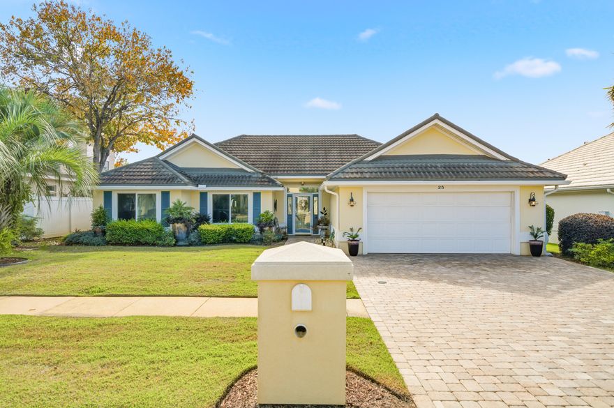 Welcome to Avalon Beach Estates -- one of Miramar Beach's most coveted coastal communities, celebrated for its 500+feet of private deeded beach and exceptional resort-style amenities that define the ultimate vacation-friendly lifestyle. This stunning Mediterranean-style residence is perfectly situated just three blocks from your own exclusive stretch of sugar-white shoreline, offering an unparalleled opportunity for full-time living, a luxurious second home, or a high-performing short-term rental investment. Step inside to discover a bright, spacious interior enhanced by vaulted and trey ceilings, a cozy gas fireplace, and a seamless layout ideal for entertaining or relaxing. The outdoor space is a true highlight, complete with an outdoor kitchen and bar, pavered patio, and even a green house, making it perfect for hosting, gardening, or enjoying Florida's temperate coastal climate.

The kitchen features stainless steel appliances, while the adjacent office/sunroom/4th bedroom provides a peaceful retreat overlooking the private backyard. 

This home has been thoughtfully updated with premium upgrades including 2021 impact windows, 2019 A/C & gas furnace,  2004 stone-coated steel roof, 2013 gas water heater, granite countertops throughout, renovated bathrooms, and custom closets.  

Residents of Avalon Beach Estates enjoy access to an impressive array of amenities, including a seasonally heated community pool, tennis and pickleball courts, basketball court, shuffleboard, sidewalks throughout, and of course, exclusive use of the community's 500+ feet of private deeded beach. With low HOA dues and short-term rentals permitted, this neighborhood stands out as one of the most desirable and investment-friendly communities along the Emerald Coast.

Whether you're seeking a full-time coastal haven, a second home, or a high-performing vacation rental opportunity, this stunning property in Avalon Beach Estates offers the perfect blend of luxury, location, and lifestyle.