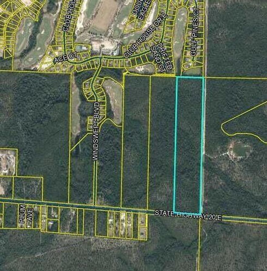 $16,000 PER ACRE FOR 1320 FEET OF HWY 20 FRONTAGE! 105 wooded acres fronting the north side of Hwy 20 immediately past the entrance to Windswept Estates S/D. Currently zoned Estate Residential. The sellers inherited the property and have no survey or environmental studies. This is the middle and 3RD of three adjacent 52-53 acre parcels.  (See MLS 955966 and 971280)Sellers have significantly adjusted their pricing and and are offering the parcels AS-IS and will not entertain a lenghty Due Diligence period. All dimensions and measurments are approximate and should be verified to the Buyers satisfaction.