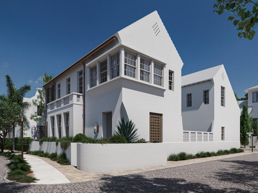 GG19 CONVEYS WITH PLANS IN FINAL APPROVAL. Ready to build your dream home in Alys Beach? The hard work is done! Full architectural, landscape and structural plans are included in the sale. Purchasing this lot on the cusp of approval saves you hundreds of thousands in cost and over a year of time!This exquisite standalone home by Matthew Savoie features 6 bedrooms and 6.5 baths, with a unique second-story layout grandfathered in, allowing extra square footage before building codes changed.  With a 2-car garage and three sides of light, the property boasts approximately 4,181 square feet of living space. It's conveniently located across from a pristine nature preserve in Phase 4, in close proximity to the new Silva Pool and restaurant amenity.