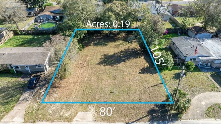Cleared & Ready-to-Build Vacant Lot in the Heart of Fort Walton Beach!Build your dream home on this spacious 0.19-acre lot (80' x 105'). Located in the heart of Fort Walton Beach, this lot is a blank canvas, waiting for your vision.Why This Lot?Most importantly, for peace of mind, it is situated in a high and dry, no-flood zone, allowing you to save on insurance rates and even more with no HOA fees.Military convenience? Absolutely.Eglin Air Force Base - Just 5 miles away7th Special Forces Group - A quick and easy commuteHurlburt Field - Only 5.3 miles away.Outdoor enthusiast?The stunning sugary white sands of the Emerald Coast are just minutes away. Enjoy crystal-clear waters, breathtaking sunsets, and a variety of outdoor activities like fishing, hiking, and golfing..

Need everyday essentials? Everything's close by.
Fort Walton-Destin Hospital - Less than 2 miles away
Grocery stores, restaurants, and shopping? All within minutes
Destin - Just 16 miles away
Pensacola - 45 miles away. You're never far from excitement!

Extra Bonus:
A water tap fee is paid, a public sewer connection is available, and natural gas is available in the street (not connected).
Plus, the survey is complete!

That means less hassle and more time designing your dream home.

This is a rare find in such a convenient location. If you've been waiting for the perfect place to build, call your favorite realtor before it's gone!
Claim your Florida land today!