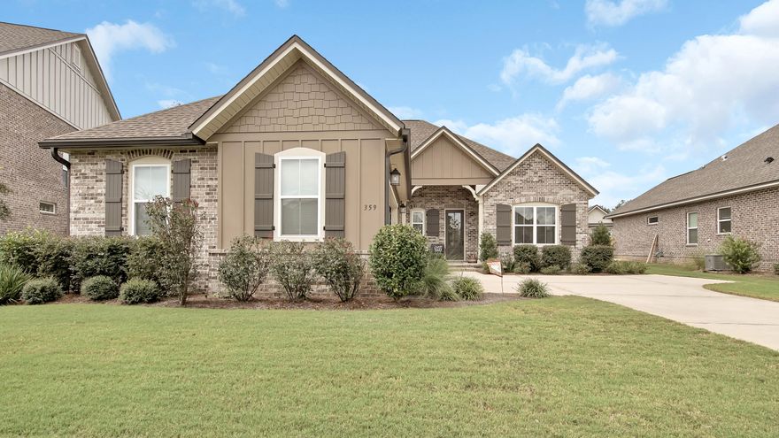 Welcome to the Meadows at Hammock Bay.  Only 78 homes in this quiet, Randy Wise Southern Homes neighborhood.  You will love the design of these homes, and your neighbors!  This home comes with over sized lot (custom design your backyard).  In addition to the 3 bedrooms, there is a FLEX  room that can be used as an office or additional living space. Gourmet Kitchen with huge Island and the Randy Wise trademark of the side-by-side Refrigerator/Freezer that spans 5.5 feet,  Gas Cook-top and Separate Wall Oven!. Washer/Dryer included! Separate dining area.  No carpet, crown mold, THREE full bathrooms, big screened-in rear porch.  Rinnai tankless water heater, BIG side entry garage with pull-down attic space and great driveway gives you plenty of room for your cars or visiting guest.