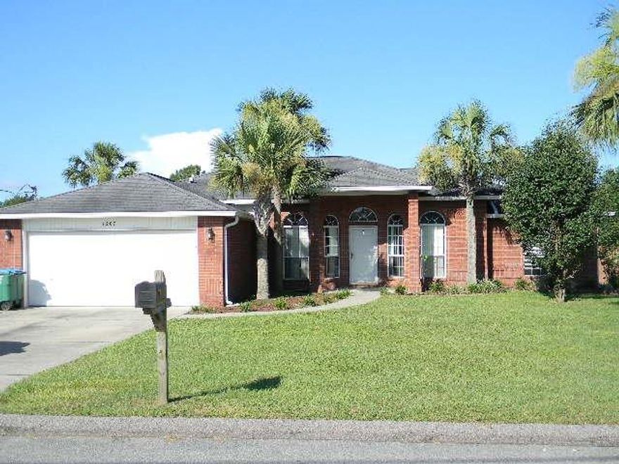 DON'T MISS THIS ONE!! FRESHLY PAINTED & NEW CARPET in 2016! Great 4BR/2B home South of I-10!! Great location, neighborhood and close to all bases, shopping etc. Kitchen has plenty of counter & cabinet space, breakfast area & kitchen island. Also,formal dining, family room w/fireplace, split bedroom design and large master bedroom for king size furniture. Master bath has double sinks, his & her walk-in closets, separate shower & garden tub. Sliding door from family room leads to screen-in porch and then you will see the beautiful inground gunite saltwater pool. Privacy fenced back yard, storage building and more.... CALL TODAY!!FOR RENT OR FOR SALE!!