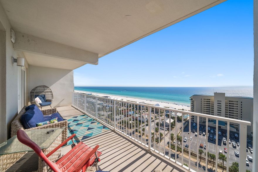 Discover elevated coastal living at Laketown Wharf Resort, one of Panama City Beach's most amenity-rich destinations. This vibrant, family-friendly community blends modern luxury with coastal charm and offers 5 unique swimming pools (including a rooftop pool overlooking the Gulf), private beach access, and a 52,000 sq. ft. lakefront boardwalk featuring nightly fountain and light shows. Additional resort amenities include a kids' Funscape playground, pickleball courts, Splash Bar & Grill, on-site dining and market shops, an ice cream shop, a Gulf-view fitness center, covered garage parking, and year-round entertainment. Ideally located in the heart of Panama City Beach, Laketown Wharf is just steps from the world's most beautiful white-sand beaches and close to local favorites like Pineapple Willy's, Ripley's Believe It or Not, and a variety of shops and attractions.
This stunning 15th-floor condo offers gulf views from the living room and primary bedroom, plus lake views from the secondary bedroom. With 2 bedrooms, 2 baths, and a bunk room, it comfortably accommodates over 8 guestsperfect for families, groups, or investors seeking a strong rental opportunity. Upgrades completed within the last two years include updated appliances, carpet, and paint.
Don't miss this rare opportunity to own at Laketown Wharf Resortwhere lifestyle meets investment.
