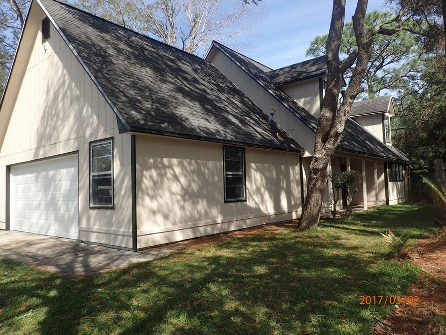 This REO property is ready for new owners! Built in 1990, this nearly 1800 sf home has split bedroom design and 3 bedrooms and 2 and 1/2 baths. Master bedroom and bath are located on the first floor, with remaining bedrooms and full bath on the second floor. Home has been updated and move in ready! You will find new appliances, new fixtures throughout, new flooring, new granite tops in kitchen, fresh paint both on the inside and out, and a new garage door with opener. Located in central to everything in Shalimar and in an established neighborhood, do not miss you opportunity before this property is gone! Call today to schedule your appointment.