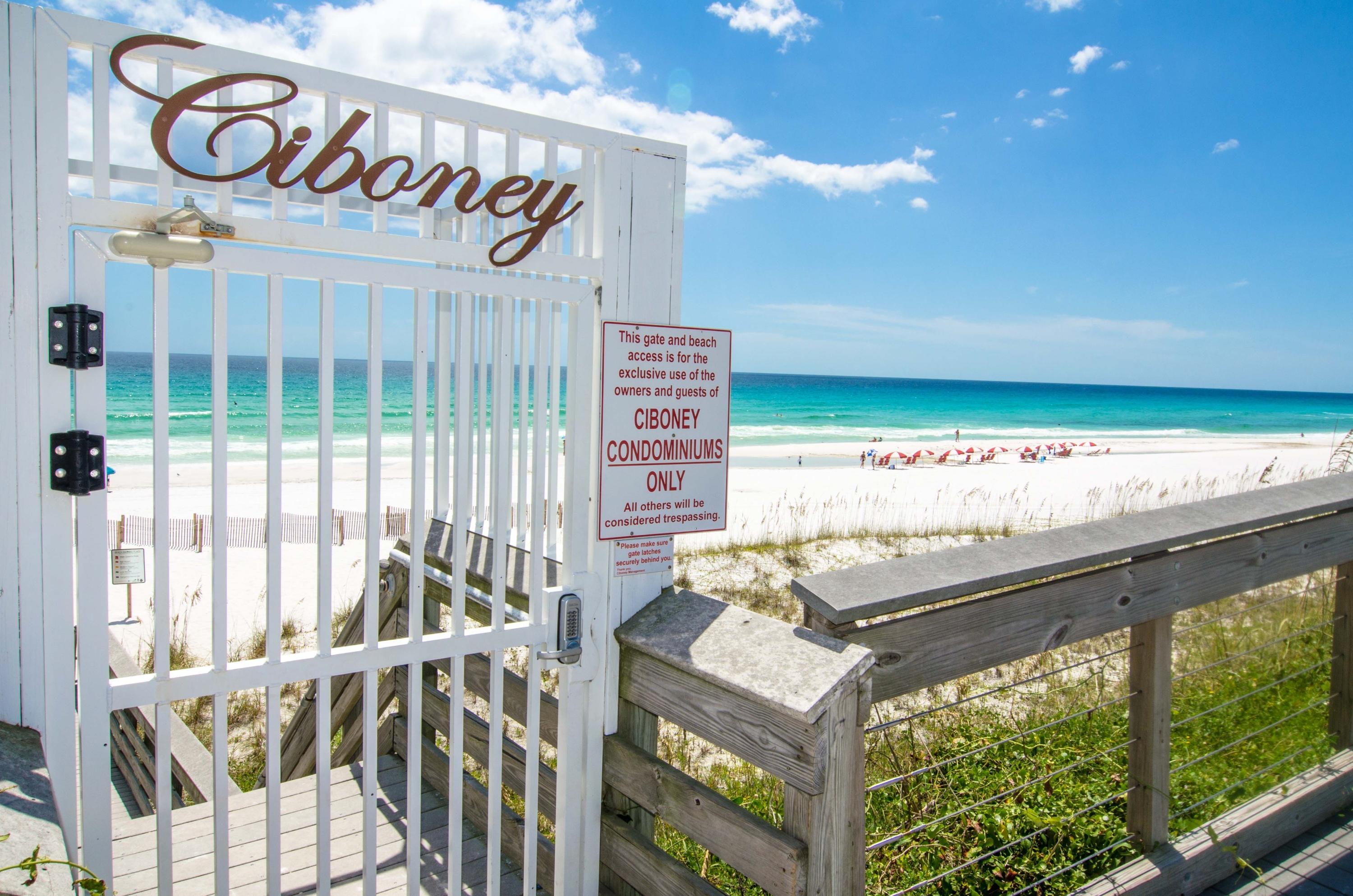 This lovely 2 bedroom condo with bunk area puts you just across the street from the beach. Ground level for easy in and out, no stairs no elevators. Enjoy the tennis courts and the pool. Furnished and ready for you to move in or start renting it. Well maintained, this condo has only been used by family members. Large patio and nice green space. Partial Gulf view from the patio.