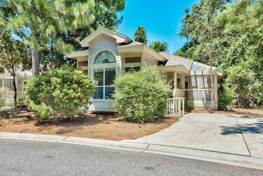 NEW PRICE.PRICED TO SELL!!!LOCATION, LOCATION, LOCATION. Bay Pines Cottages is a cozy cottage community in a GREAT location within SANDESTIN GOLF AND BEACH RESORT. The 2 Bedroom 2 Bath Cottage has a Lake off the back of the screened porch. Large open kitchen, dining, and Living Area with High Ceilings. Just a Short Walk to the Neighborhood Pool, Tennis Center, Baytowne Marina, and The Village of Baytowne Wharf for shopping, dining, and night life or a Tram Ride over to the Beach. Great SECOND Home or Rental Investment Property. EASY SHOW. HOME IS VACANT.