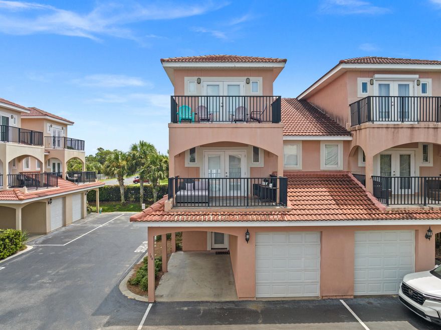 Elevate your lifestyle and investment portfolio with this exceptional property located on the tranquil west end of Panama City Beach. Designed for those who appreciate both comfort and convenience, this home is perfect for full-time living or as a high-return investment.Just moments away from the pristine shores of the Gulf of Mexico and a short drive from the vibrant 30A area, this residence offers stunning Gulf views and a seamless blend of indoor and outdoor living. Enjoy the spacious layout featuring four generously sized bedrooms, a fully-equipped kitchen, and ample balcony space that invites you to take in the serene surroundings.Nestled within an exclusive community of only 20 units, this property boasts private garage and carport parking, a centrally located pool, and meticulously maintained grounds. The private back porch provides the perfect retreat for relaxation, while the Gulf is just a block away.

Whether you're seeking a permanent coastal sanctuary or a prime investment opportunity, this property offers the best of both worlds. Don't miss your chance to own a piece of paradise in one of Florida's most desirable locations.