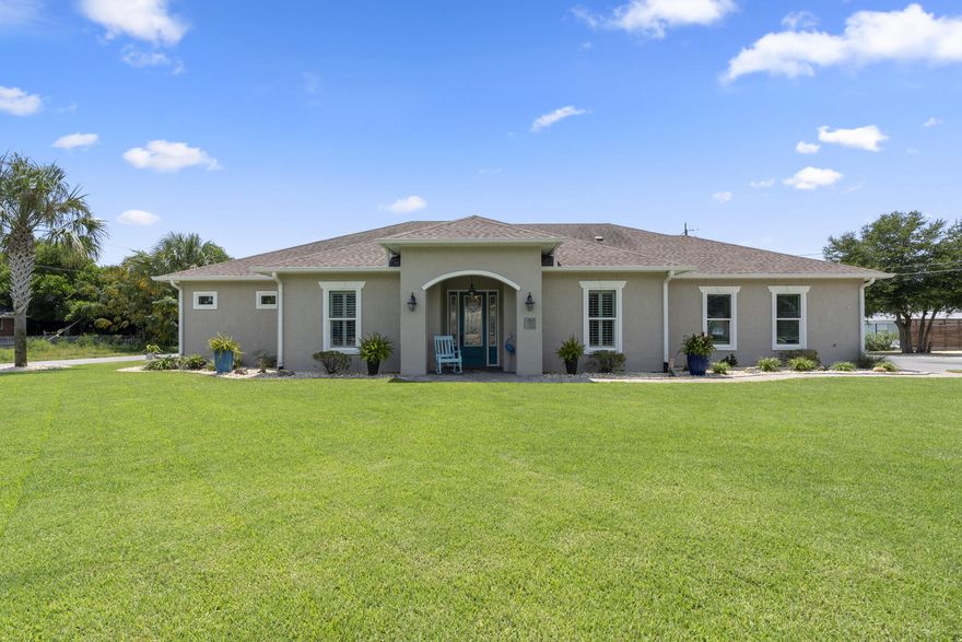 'CURRENTLY UNDER CONTRACT, SELLER WILL CONSIDER BACKUP OFFERS' Exquisite Custom Home in Laguna Beach - West End of Panama City BeachBuilt in 2017, this stunning one-story custom-built home in the highly desirable Laguna Beach community has been a carefully maintained primary residence. With 3 bedrooms, 2.5 bathrooms, and 2,247 sq. ft. of thoughtfully designed living space, this property offers the perfect blend of luxury, craftsmanship, and coastal living. Enjoy the freedom of no HOA restrictions and the flexibility that short-term rentals are allowed.Step through the front door to an open-concept floor plan designed to impress. The gourmet kitchen is a chef's dream, featuring a GE induction cooktop, built-in Sub-Zero refrigerator, microwave drawer, Bosch dishwasher and wall oven, and Wolf steamer oven. Floor-to-ceiling cabinetry, granite countertops, and an elegant backsplash create a seamless combination of function and sophistication. The living room is warm and inviting, highlighted by a tray ceiling, built-in cabinetry, and an electric fireplaceperfect for gatherings or quiet evenings. Down the hall, two generously sized guest bedrooms share a beautifully appointed bathroom with a double quartz vanity and shower. Every closet in the home features floor-to-ceiling built-in shelving for ultimate organization. The master suite is a true sanctuary, overlooking the private backyard, pool, and spa. The master bathroom includes his-and-hers vanity, tiled walk in shower with rain shower head , MTI whirlpool steam airbath tub and two expansive walk-in closets. Step outside to your private resort-style backyard with a Gunite saltwater swimming pool, hot tub, sealed paver pool deck, covered back porch, and professionally landscaped double lot. The sealed paver driveway and walkways add elegance and curb appeal. Every detail of this home reflects quality and luxury: 10-foot ceilings, wood-look plank tile floors throughout, 2x6 construction, roof tie-down, impact windows and doors, a security system controllable via Wi-Fi, foam spray insulation in walls and roof, crown molding, and 8-foot solid doors are some of the features, with many more qualities throughout this exceptional property. The 3-car garage with polyurethane floors completes this exceptional property. Public Beach Access #84 is less than a half-mile awayjust a quick golf cart ride or an eight-minute stroll to the sparkling Gulf waters. This Laguna Beach treasure offers coastal elegance, modern luxury, and meticulous craftsmanship in every corner. Your dream home in Panama City Beach awaits.