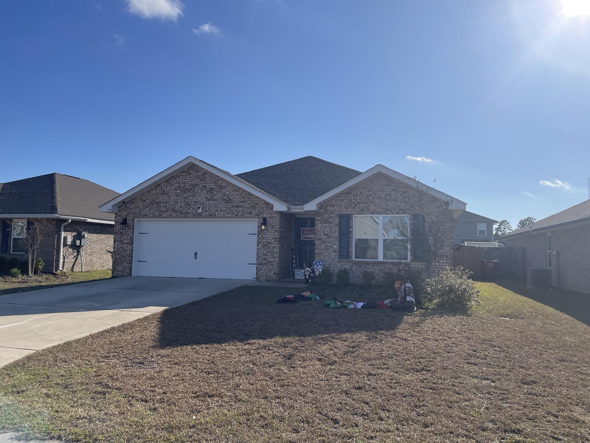 4-bedroom 2 bath home conveniently located in Crestview's Redstone Commons. The kitchen features stainless steel appliances, luxury vinyl floor and granite countertops. The spacious living area also features luxury vinyl flooring and quaint dining area. Enjoy all the features this neighborhood has to offer including a community pool, playground, and dog park. This home is just a short commute to Eglin AFB, 7SFG or the Beaches.