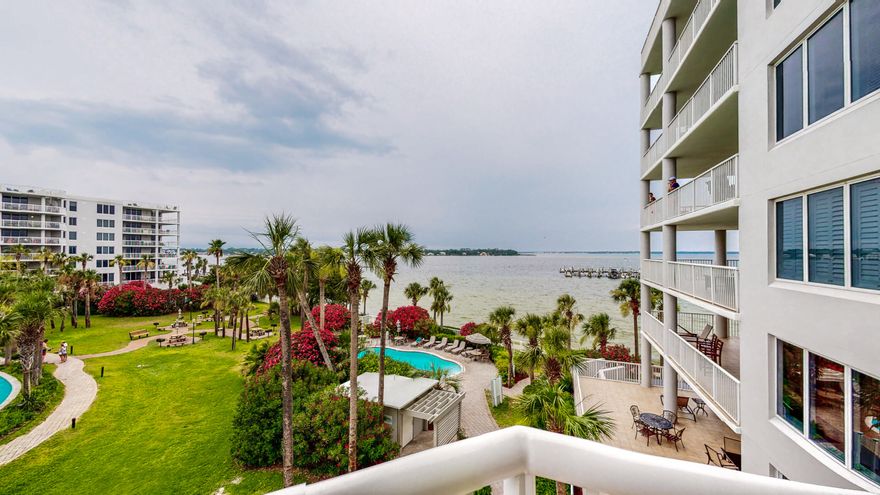 Discover why Destin West Beach & Bay Resort is one of the most sought after destinations on the Emerald Coast... The complex offers multiple pools (Bay Side), lazy river (Bay Side), Marina with boat slips available for rent (Bay Side), a Skywalk over Highway 98 for safety and easy access to the Gulf of Mexico and 2 gulf side pools. In addition, there is plenty of parking both open and covered. Unit 404, facing West (perfect Sunsets) has amazing views of the Bay with a large spacious, 211 sq ft, balcony overlooking the 700' lazy River, Waterfall pool (heated during cooler weather), 2 hot tubs, and Private Pool for only Osprey owners/guests.  Don't miss the opportunity to own this 3 bedroom, fully furnished condo on Okaloosa Island. Imagine yourself floating around the lazy river!