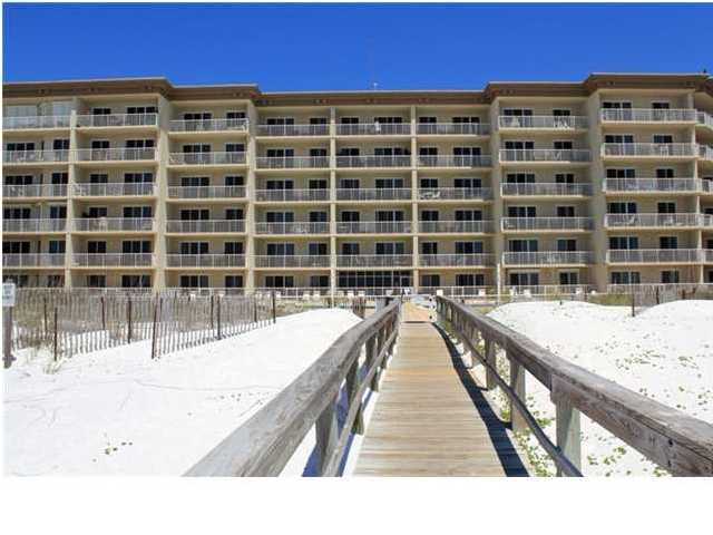 Third br is bunkroom. Spectacular views from this Gulf front condo. Summer Place is a low density development (only 53 condos) but with all the amenities of a larger property. Building amenities include 230 ft. of beach, 2 gulf side pools (1 heated during cooler season), large deck area and spa, Gulf front exercise room, private gated parking. 305 offers granite countertops, tiled hall, kitchen and baths. This spacious floor plan has 2 bedrooms plus a separate bunk room. The living room and master bedroom are both Gulf front, each with their own sliding glass door balcony access. Turn key and rental ready with an established rental income. Grossed $29,000 in 2013.