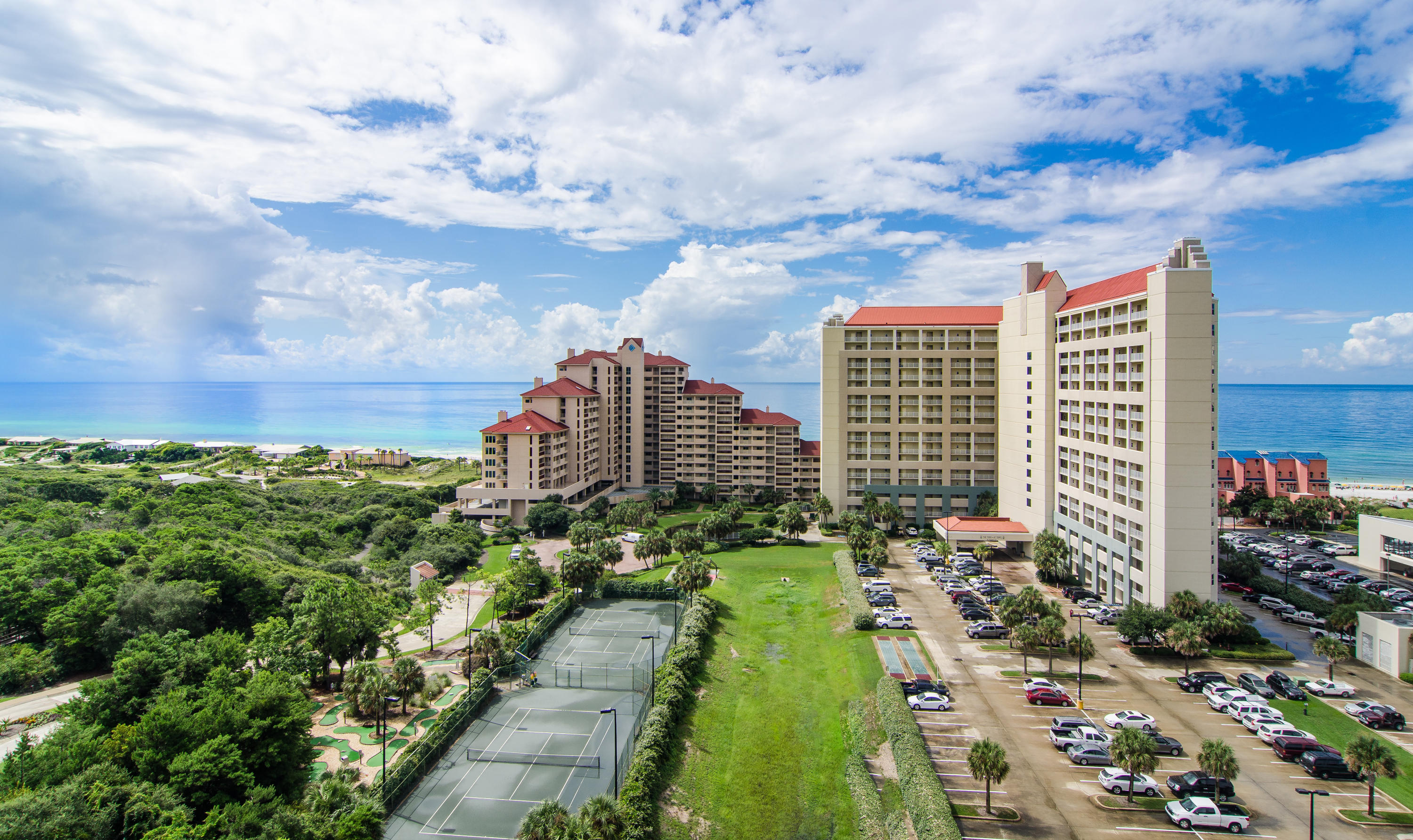 The views from this unit are what it's all about! As soon as you walk in, you are greeted by the emerald green waters of the beautiful Gulf of Mexico. This two bedroom condo in Tops'l Beach Manor is as good as it gets! Come see for yourself what Tops'l Beach and Racquet Resort has to offer!