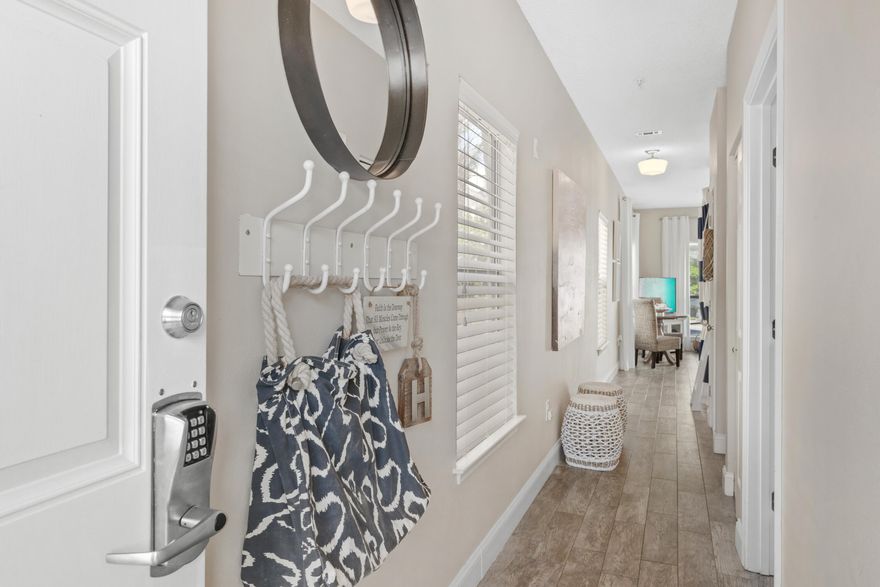 Don't miss out on this stunning first-floor, end-unit condo featuring one bedroom and abundant natural light; it also offers a gorgeous Gulf view! Sleeps six guests comfortably and features a beautifully designed interior. This is a fully furnished turn-key property! Situated in the heart of Destin's quaint beachside neighborhood community of Crystal Beach, with Deeded Beach Access! Lounge around the seasonally oversized community pool, or hot tub, after a day in the sand and surf! Upgrades include custom hall bunks, wood-look ceramic tile flooring throughout, a jetted tub and shower, granite surfaces, etc. AC unit - 2003, Water Heater - 2024, Dishwasher - 2025