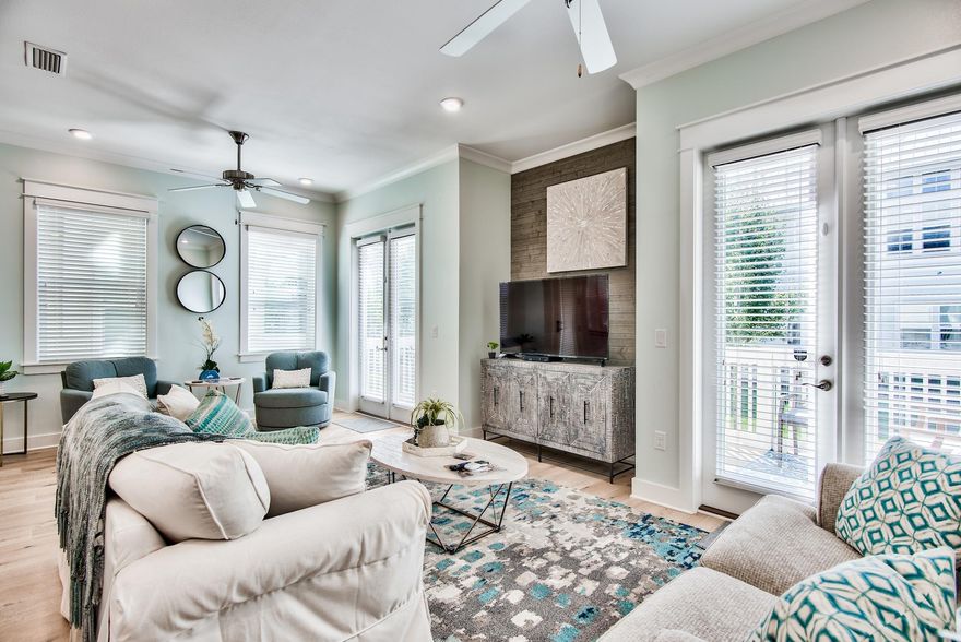 An immaculate, 3-bedroom townhome that offers a rare combination of luxury, location and space! The Bahama plan is the most desirable and largest floor plan located in Prominence North. This highly appointed (A) unit features; three-bedrooms, two and half-bathrooms, and a two car garage. This stunning townhome features $15,000 in additional upgrades throughout and backs up to the largest green space in Prominence North. This stunning unit is professionally decorated in clean, crisp neutral tones to perfectly complement the open & airy space filled with abundance of natural light. This rare opportunity won't last long, claim your piece of paradise in Prominence today. Strong rental history and projections of $50,000 per year with low monthly HOA DUES of $300 per month!