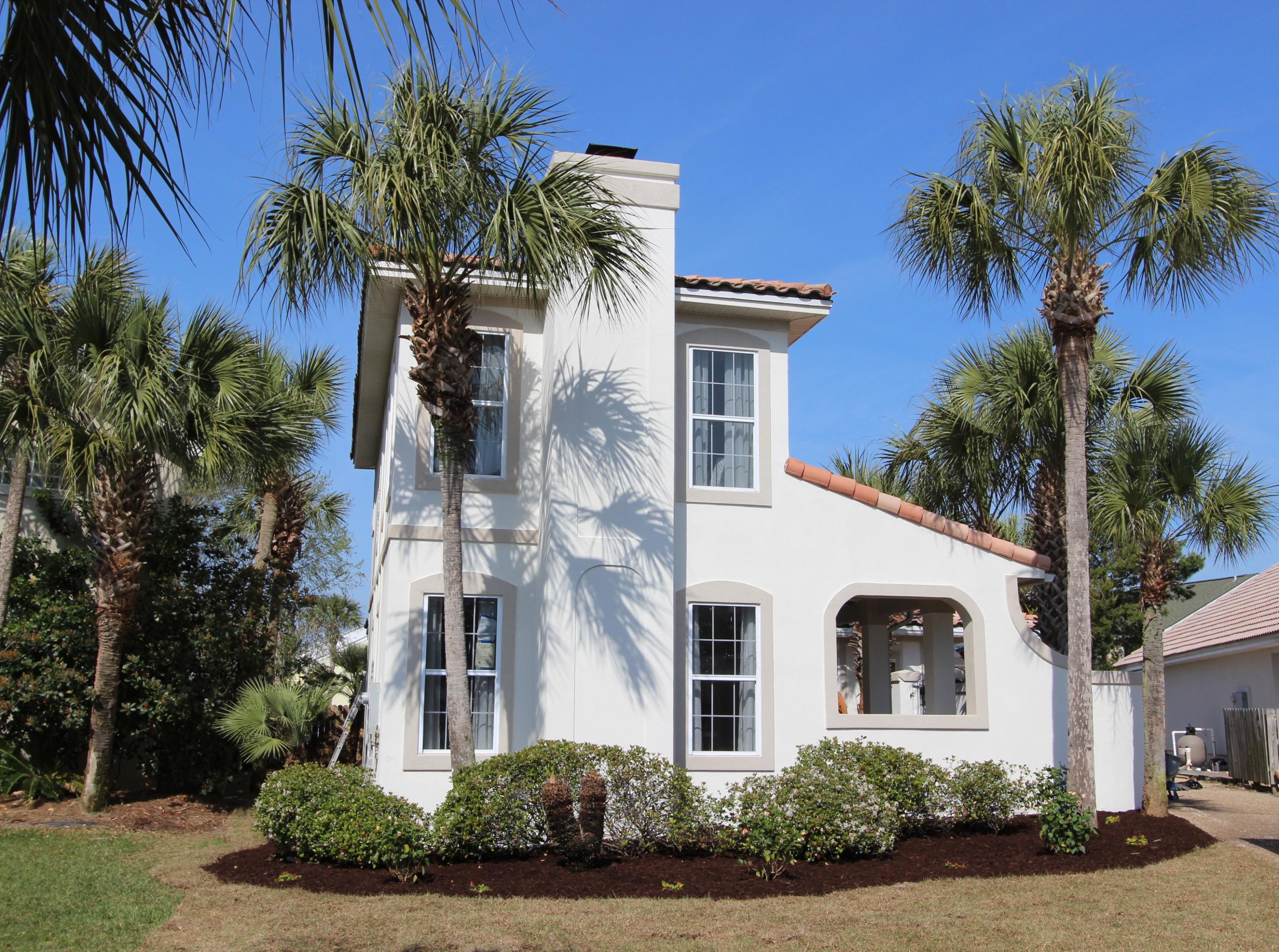 Simply Stunning is the only way to describe this refreshingly renovated beach home located in the highly sought after, Gulf front neighborhood, Dunes of Destin. 600 feet of private deeded beach, fabulous community pool, gazebo and bath house, 2 pedestrian bridges to the beach and gated entry make this Destin's #1 beach community. This open concept 3 bedroom/2 bath courtyard home is being offered furnished and easily sleeps 10 making it a wonderful family beach home or investment/vacation rental. Some features of this completely remodeled home are fresh paint inside and out, new hand-scraped hardwood floors, new carpet, new designer kitchen with custom tile backsplash, stainless appliances, and gorgeous granite tops, whitewashed brick fireplace, new exterior doors, lighting and many more.