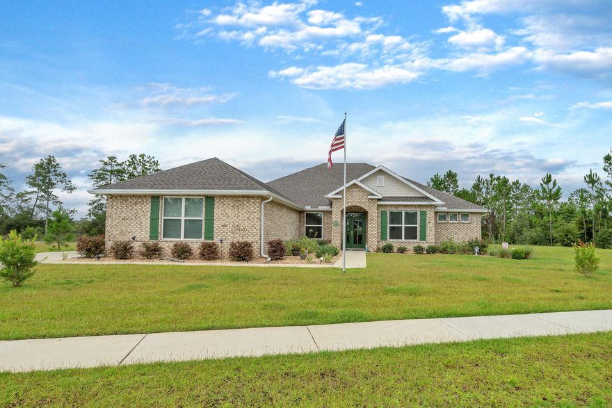 SIGNIFCANT PRICE IMPROVEMENT:BEST PRICE PER SQ FT IN WINDSWEPT! This immaculate and well kept 4 bedroom 3 full bath home is ready to move in! Large lot backs up to the 17th hole in Windswept Estates. Step inside to many areas of living including a dining/living/great room/kitchen which are all visible with this open floor plan. The kitchen offers granite countertops, white cabinetry, stainless steel appliances and large island. Wonderful screened porch off of great room. Trayed ceilings and spacious bedrooms make for easy living! Windswept Estates is a 750 acre master-planned residential community and a premier gated golf course. Amenities include a large swimming pool and clubhouse, two tennis courts, basketball courts, and a playground - the perfect place to call ''HOME''.