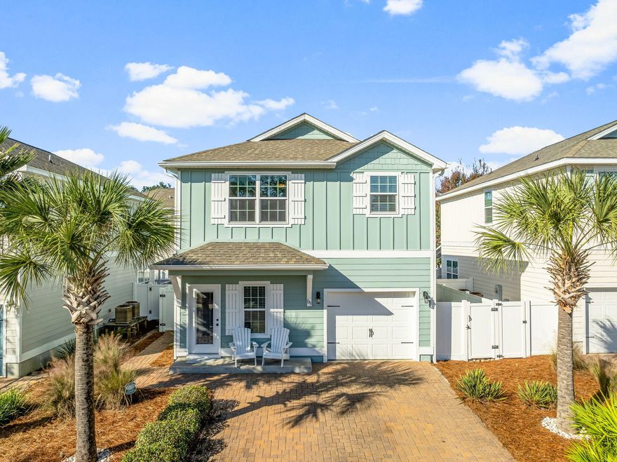 Generously situated in Inlet Beach, nestled between Rosemary Beach and Panama City Beach, 135 Grayling Way is just a '5-Par' distance from the white sandy beaches of the Emerald Coast in the Northwest Florida Panhandle. This quintessential well cared for beach home boasts 3 bedrooms, 2 large bathrooms and a half bath, a garage with plenty of storage, an open floor plan that flows directly into the outdoor space fit for entertaining and relaxing while enjoying the crashing waves of The Gulf of Mexico. In the low density neighborhood of Waterview at Inlet Beach, you'll enjoy a collection of full time residents, second home owners, and rental homes. With a large bike path connecting to the shopping and dining of 30 Avenue and Rosemary Beach to the west and with the newly protected bike path heading toward Panama City Beach to the east, you'll find an active lifestyle an easy option with plenty of entertainment along the way. The newly completed underpass connecting the neighborhoods of Inlet Beach to the north of Hwy 98 to Scenic Highway 30A to the south, you no longer have to worry about the challenges of crossing the road between the areas!

The full time owners have recently replaced both HVAC units and the water heater and the home is maintained wonderfully, creating less demands as the new owners take over. The home offers impact grade windows and doors on the second floor, hardwood floors, and a full fenced in yard with storage closets, bike racks, an outdoor shower with a special doggy pad. 

You can capture the beach lifestyle at a competitive price at this newly offered beach home in classic Inlet Beach, FL

