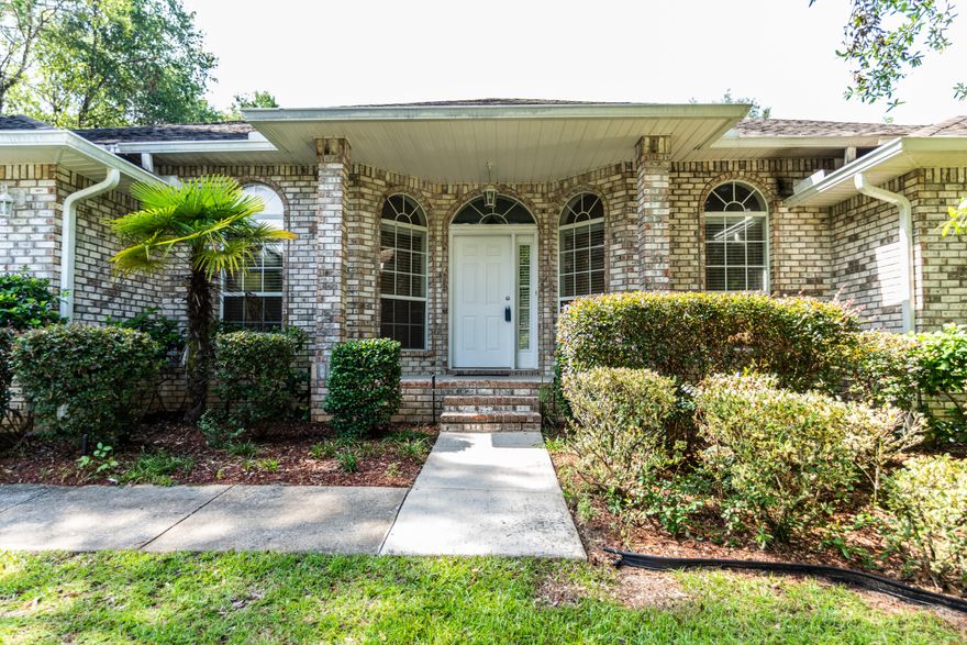 Don't miss out on this spacious 4 Large Bedrooms, 3 Full Bathrooms brick home with 3004 sqft. New Roof 8/17/2021!! Primary Bedroom has 2 walk-in closets. Home comes with a two car garage, split floor plan, living room, gas fireplace, den/office, dining room, Large Eat-In Kitchen with island and lots of counter space, cabinet storage and walk-in pantry. French doors open to a spacious flex room perfect for entertaining, home office, playroom and leads to the expansive back yard that is totally fenced.  All this and more in the beautiful Fox Valley subdivision. Buyer to verify all data and dimensions.