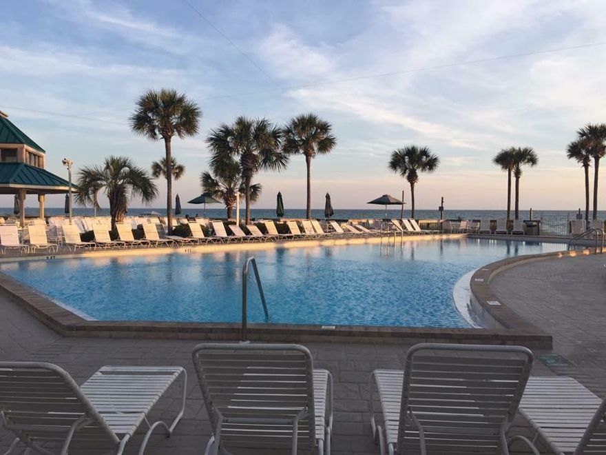 Gulf Front with spectacular views! This beautiful 2/2 offers  plenty of space for family and friends or the perfect getaway for vacationers! Family oriented with unmatched amenities, this resort offers a Gated community with on-site Security, Convenient on-site rental office ,1,500 ft. of sugar-white beach front,3 Large gulf-front pools (1 seasonally heat,2 Fire Pits, Poolside gazebos ,Volleyball, lighted tennis courts, basketball, shuffleboard, Swing Sets on the beach, Outdoor BBQs Picnic Tables, Fitness Room ,Business computer/printer in lobby of C building, Meeting room pool side, Meeting room E bldg (Cap Sud's Weezers  Deli and Souvenir Shop on property at E pool Deck ,Sneaky Tiki  Drink and Snack Hut at B & C pool Deck (Seasonal hours) Adventures at Sea Beach Service: 
Chair and Umbrella rentals! Will have a brand new side by side refrigerator, Queen room is being upgraded to a king with a new headboard,brand new full size washer and dryer and Balcony is a west facing unit with amazing sunsets! With that being said it won't last long!! Bring your buyers to this unit and have them hooked!!