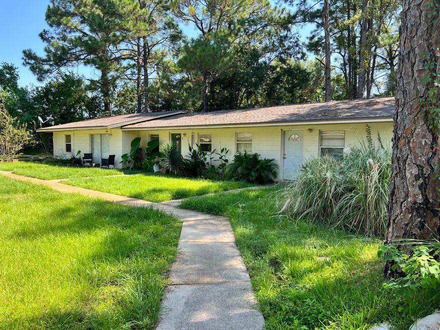 Opportunity knocking!!! There are 3 buildings/7 apartments on this one-acre lot. Building 544 is free-standing and has 1-bedroom, 1-bathroom, living room and large eat-in kitchen. Buildings 546 & 548 each have 1 2-bedroom/1-bathroom unit and 2 1-bedroom/1-bathroom units. In addition, there is shed that serves as a laundry room. Ample parking is available. Tenants are on month-to-month basis. The property, according to the county, is zoned R2 medium density residential allowing for a subdivision of up to 6 single family homes per acre or up to 16 units of townhomes/apartments per acre. Buyer to verify all pertinent information.