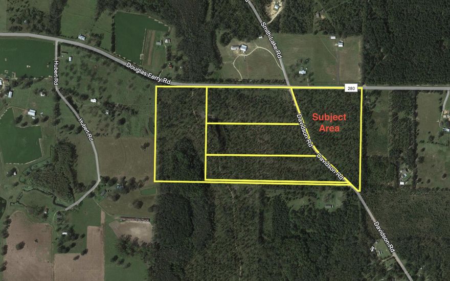 Dream Location for Country Living or Hunters Paradise either way you won't want to miss this opportunity! This Beautiful 17.93+/- Acres of prime land on a corner lot  has so much to offer.  paved rd on Douglas Ferry Rd. Bring your build plans, hunting gear, Horses and ATVS LOCATION LOCATION!!!! This Property has Easy Access to Panama City Beaches I-10, Hwy 79, Hwy 81, and Hwy 90.