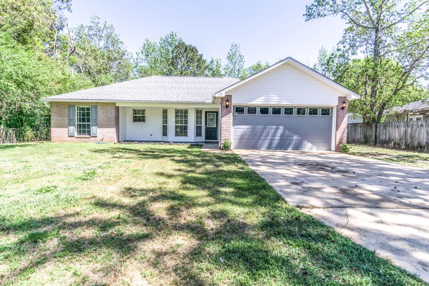 Come appreciate this Upgraded 3 bedroom/2Bath home with in ground pool situated on an almost 1/2 acre lot in the sought after Dogwood Estates subdivision within walking distance of Davidson Middle/Crestview High and the new Publix. The home has beautiful laminate and tile flooring throughout with a neutral paint scheme as well as a converted garage that can be used as a 4th bedroom/Office/Flex Room. The open kitchen/dining/family room concept leads out to a covered porch and patio area and pool, the layout is perfect for entertaining. The additional bedrooms are nice sized and have ample closet space. The is a 10x20 storage building in the backyard with power for additional storage as well. Schedule your appt to view the property today!