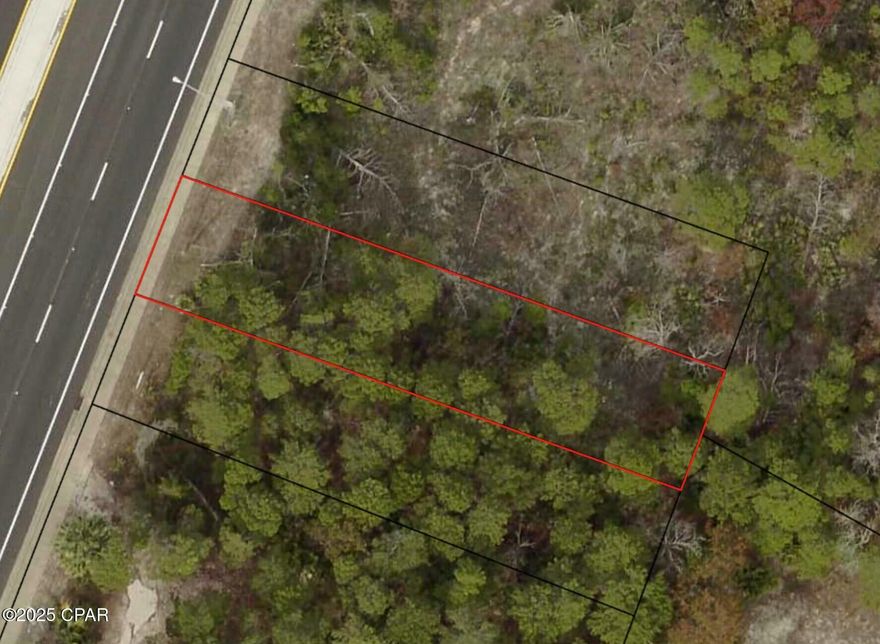 Great  commercial property in the hot 79 corridor. Great for a medical building, restaurant, strip center, and many other commercial uses or a residential homesite. high and fry lot minutes to the beach, pier park, and frank brown park.
