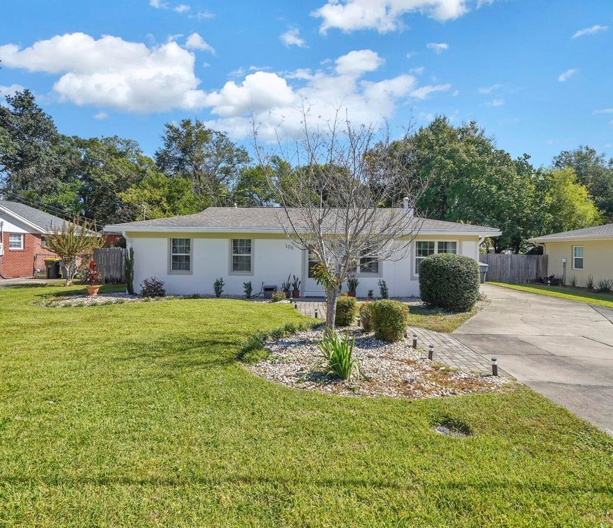 Prepare to be awestruck by this centrally located ranch home, currently serving as a short-term rental powerhouse. With a plethora of outstanding features, this home is poised to surpass your highest expectations.  The true heart of this home resides in its open kitchen, featuring a sprawling granite-topped island and top-of-the-line stainless steel appliances. If you're passionate about hosting, this kitchen is your dream come true.  Designed with a focus on entertainment, this home offers multiple appealing spaces, both indoors and outdoors. The irresistible hot tub on the expansive deck and inviting patio create the perfect backdrop for seamless outdoor gatherings. Inside, a wood-burning fireplace for intimate evenings, and a generous gathering room await, ready to host your most significant celebrations.  The bathrooms have been transformed into sanctuaries of relaxation, featuring a deep soaking tub, large shower and modern fixtures that add a touch of luxury to your daily routine.  If you cherish quality family time or take pleasure in entertaining friends, this home is your ideal match.  This property represents more than just a house; it's a lifestyle upgrade waiting to be embraced. Close to beautiful white sand beaches with emerald green waters, world class fishing, dining and shopping, it's an opportunity you won't want to let slip through your fingers. Reach out to us today to arrange your exclusive tour and embark on the journey of making this extraordinary property your new investment or home.  Roof 2013 and HVAC 2006.  Buyer to verify all dimensions.