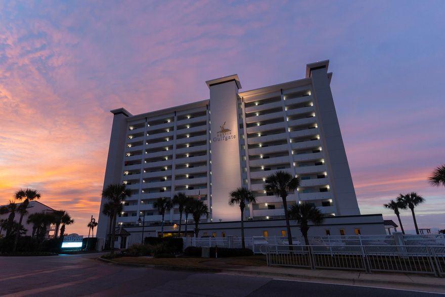 Experience Gulf front luxury at Destin Gulfgate in this spacious 2-bedroom condo with stunning beach and Gulf views. Enjoy a 30 foot private balcony, quartz countertops, updated tile flooring, and a Gulf-front primary suite with balcony access and a large walk-in shower. This gated community offers 450' of private beach, a Gulf-side pool, and fitness center. This unit has never been rented, yet offering strong rental potential with projected income averaging $80,000 annually. Located near many shopping and dining options.