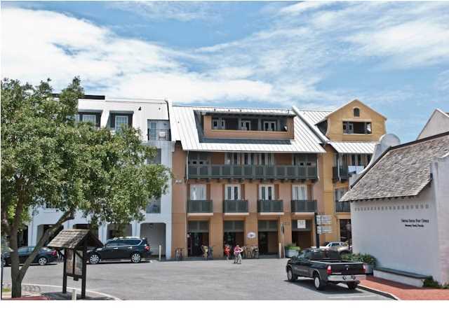 The Savannah is South of 30-A on Main Street in the heart of Rosemary Beach overlooking the Town Center and just steps to the beach! Wonderful top floor unit (3rd and 4th level of the building) with gulf views! Covered porches off every room of the CONDO (living room, dining room, kitchen, and all three bedrooms)! Professionally decorated and fully furnished. High-end finishes throughout... Viking Kitchen, SieMatic cabinetry, granite countertops, hardwood floors, slate tiles, high ceilings, recessed lighting, etc. A favorite floor plan in the building... open and spacious Living Room, Dining Room, and Kitchen on the top floor... wonderful for entertaining! Rosemary Beach features an abundance of on-site amenities including three community pools, tennis courts, gym, day spa, shopping,