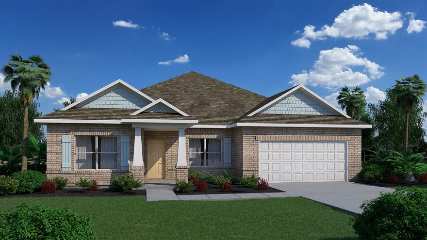 Your new Carlton floorplan is a perfect 3 bedroom 3 bathroom home that has enough retreats so everyone in your family has their own space. As you walk into your foyer, you notice your first little retreat to one side that includes a spare room, its own guest bath and one of many linen closets. As we continue into your new home, the open floorplan, looks even larger than expected with the formal dining, and great room combo. The gorgeous dream kitchen is also open to your great room including everyone in your favorite tv show or conversations being had. The kitchen alcove is where you will find your pantry and laundry room central to all the living retreats but also an opening to the second guest hall where you will lead to your other spare room and guest bath.