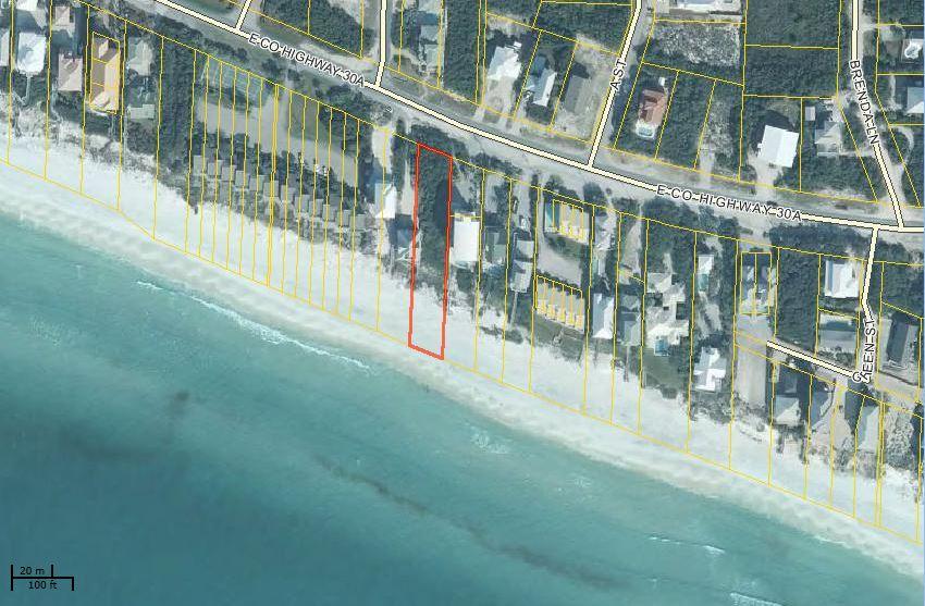 LOCATION, LOCATION, LOCATION! AN OPPORTUNITY TO PURCHASE A LARGE GULF FRONT LOT, LOCATED JUST WEST OF ALYS BEACH AND JUST EAST OF WATERSOUND, SITUATED ON ONE OF THE HIGHEST BLUFFS ALONG SCENIC 30A. BUILD YOUR BEACHFRONT ESTATE AND HAVE PLENTY OF ROOM FOR A POOL. THE PROPERTY IS CONVENIENT TO FINE & CASUAL DINING, UNIQUE BOUTIQUE SHOPPING, AND SOME OF THE AREAS MOST CHALLENGING GOLF COURSES, AS WELL AS EASY ACCESS TO HWY 98 FOR TRAVELING TO PANAMA CITY BEACH TO CATCH A FLIGHT OUT OF THE EMERALD COAST INTERNATIONAL AIRPORT. BUYER TO VERIFY LOT DIMENSIONS ( LOT DIMENSIONS WERE TAKEN FROM NEW SURVEY ) AND ALL SETBACK REQUIREMENTS