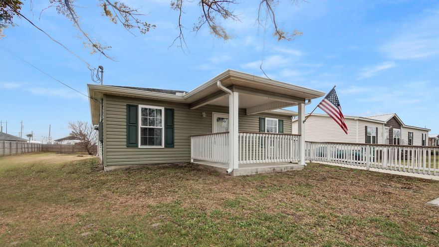 Welcome to this charming and well-maintained 2-bedroom, 2-bathroom home situated on a spacious fenced yard. This property offers not only a comfortable living space but also handicap accessibility, making it an ideal choice for those seeking convenience and ease of mobility.As you step inside, you'll immediately notice the loving care that has gone into maintaining this home. The open floor plan creates a seamless flow between the living, dining, and kitchen areas, providing a welcoming atmosphere for both relaxation and entertaining.The living area is bright and inviting, featuring large windows that fill the space with natural light. The neutral color palette and tasteful finishes enhance the home's overall aesthetic appeal. Whether you're unwinding after a long day or hosting guests,