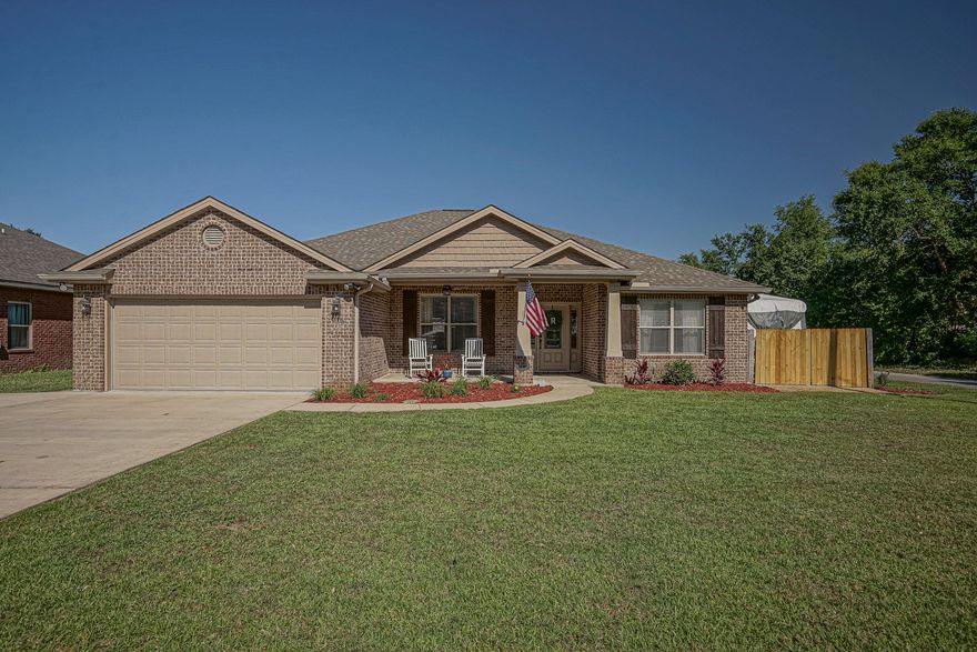 Come live the Florida life in this waterfront neighborhood that boasts water access at the ends of many streets and the excellent Beachview Park, beach, boat launch and playground all within a short walk, bike or car ride. This home is also conveniently situated close to the Air Force Bases and all the amenities of Fort Walton. The house was built in 2014 with an incredible open and split floorplan with lots of upgrades both inside and out including smart thermostats, custom cabinets and closet built-in's. Outside you'll find an incredible outdoor, brick-paved living space with a custom pergola and fire pit as well as an RV pad (11x33) with 30amp power installed (can accommodate larger also). Gutters were also added all around and shed with power installed in 2018. Come live the life!