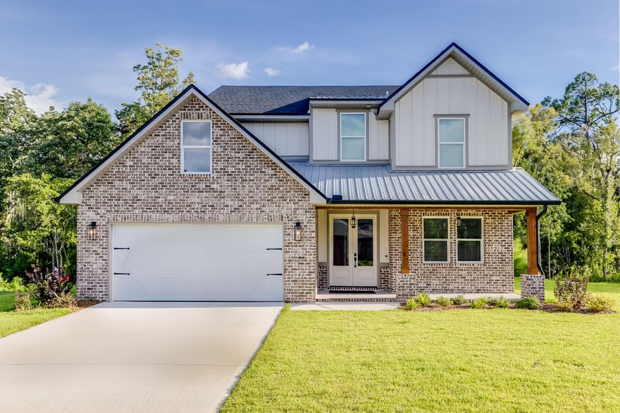 Experience waterfront living in this newly built 2024 home, perfectly situated on nearly half an acre. Enjoy your own private dock and with a 30ft deepwater boat slip with lift. Inside, the home features durable vinyl flooring throughout, a spacious kitchen with a large island offering bar seating, plus an additional dining area. The master bedroom offers a tiled walk-in shower, soaking tub, and an oversized walk-in closet. Step out onto the expansive back deck to relax, entertain, or enjoy. Home is not in a flood zone.