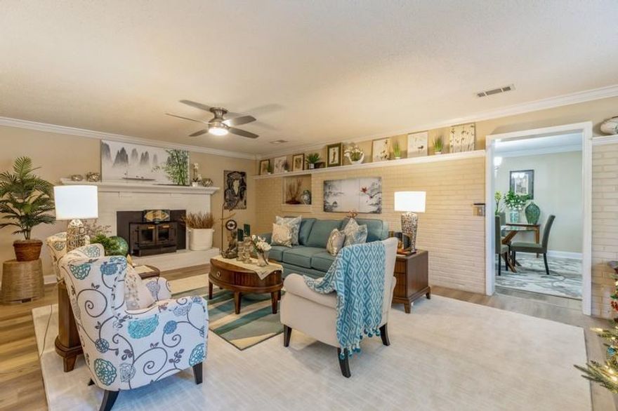 Too HOT! Back BY Popular Demand Due to no fault of sellers!! All ready appraised at value! Located in a nice quiet neighborhood in the north end of Crestview within walking distance of the High School. This superbly enhanced 1680 sqft home with 2 great living areas 23x16 and 27x13, are perfect for large get togethers will not be available long due to all the fantastic upgrades.  New, Quartz counter tops, SS appliances, furnace/AC, bathroom updates, tankless water heater, paint and flooring throughout the house. Top it off with a Generac 12000 whole house backup generator. Need I say more?