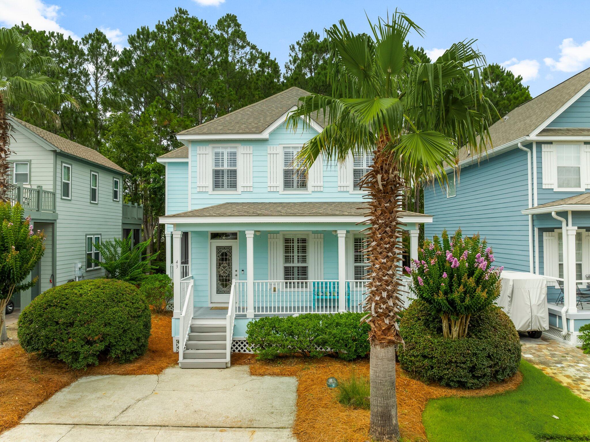 Prime Location & Unmatched Value--Just 1/2 Mile from the Beach!Step into coastal living with this beautifully maintained 3-bedroom, 2.5-bathroom home, offered fully furnished and move-in ready! With only one owner and never rented, this gem sits just steps from the community pool and provides easy access to Highway 98 and 30A, making beach days and local adventures effortless.Unwind in the expansive wraparound screened porch, a private retreat with peaceful wooded views. Inside, the Primary Suite is a true sanctuary, offering ample space for a lounge or home office, plus dual vanities, a soaking tub, walk-in closet, and separate shower. Two additional bedrooms, a full bath, and a laundry room complete the upstairs.The main level seamlessly flows from the living area to the dining space and kitchen, featuring a breakfast nook perfect for casual mornings. Enjoy year-round comfort with brand-new HVAC, while the freshly painted Hardie board exterior and lush landscaping add undeniable curb appeal.
Short-term rental friendly! Santa Rosa Golf Villas allows rentals with a one-week minimum. As an added bonus, the Seller is offering a $5,000 closing credit and a Home Warranty for peace of mind.
Your dream home by the beach awaits - schedule your showing today!