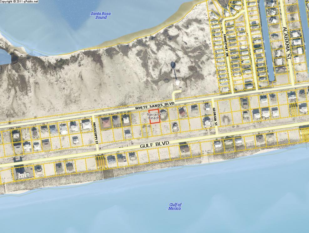 Great building lot in West Navarre Beach. Near public beach access. Lot is 90'x125'. Perfect for that beach home or vacation rental.