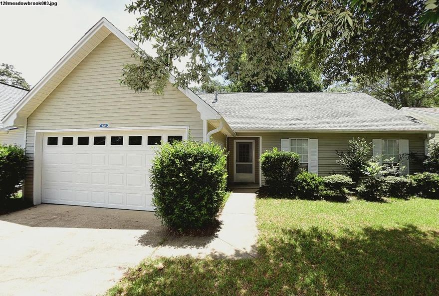 Charming, well maintained 4BR home in quiet subdivision. Minutes from schools, bases, and shops. Front entryway leads to a large living area with vaulted ceilings ( fireplace cannot be used). Dine-in Kitchen features stainless steel appliances (ice maker not warranted), and large windows to let in all that sunshine. 3 BR's on the main level, including Master Suite w/ connected full bathroom. Upstairs, you'll find a large room that can be a 4th BR, kids play area, or home office. Screened patio opens up to a fully fenced backyard. Access to Community Pool included in Rent. NO SMOKING. NO PETS. ..NO ROOMMATES. Any person 18 years or older must apply separately. Tenants required to carry renter's liability insurance. Ice Maker not warranted