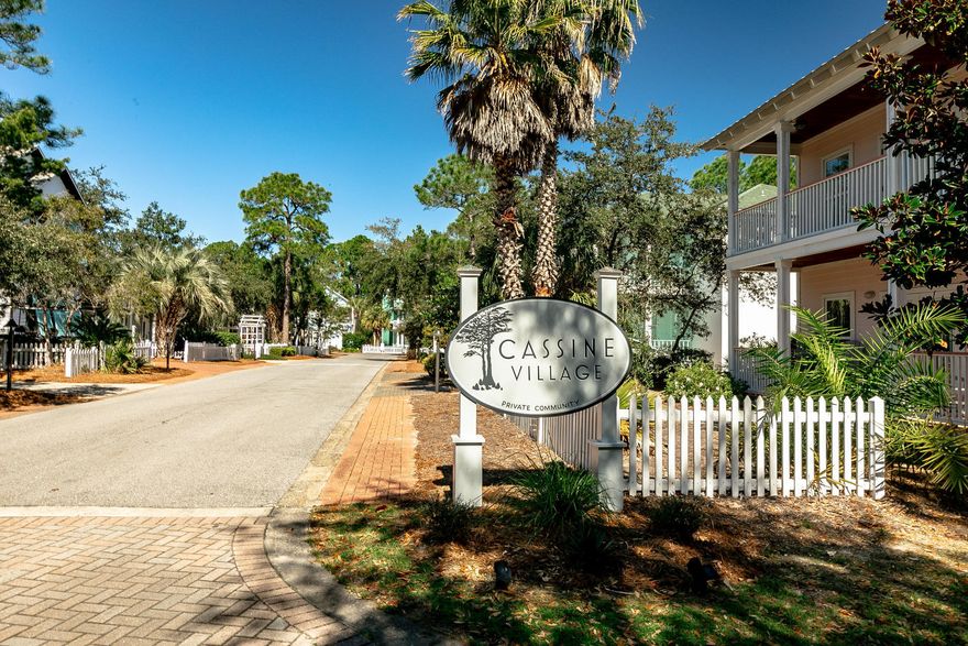 Build your dream home on this highly desirable corner homesite in Cassine Village. Cassine Village amenities include two pools, tennis courts and nature trails. This lot is walking/biking distance to the beach but also to many Seagrove restaurants including 30a's Premiere dining spot, Cafe 30a. Seagrove also offers shopping fish markets, bike rentals & ice cream shops.Located 2 miles east of Seaside where you can find more dining, shopping, and entertainment.