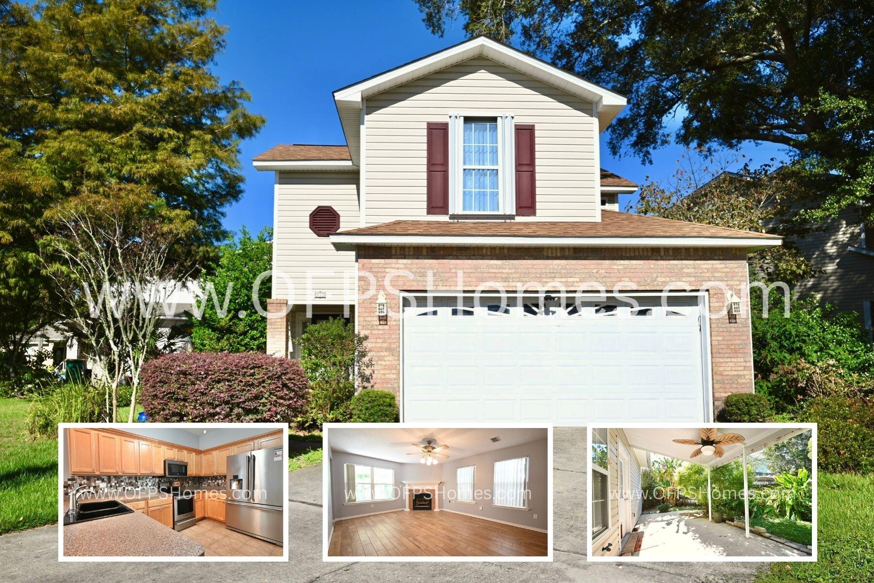 AVAILABLE...NOW! Enter this 3Bed/3Bath home to find NO carpet--ceramic tile downstairs and new luxury vinyl plank flooring upstairs. The living room features a cozy gas fireplace, and lots of natural light. The kitchen features stainless steel appliances, ample cabinet and counter space including a breakfast bar.The upstairs laundry room adds everyday ease. Enjoy peace of mind with a new roof (2025), water heater (2024), and hurricane shutters (2017) already in place. NO smoking. 600 minimum FICO credit score required in addition to meeting rental criteria. NO cats and small dogs (under 40lbs) allowed upon approval with a non-refundable pet fee.
All applicants are required to complete an application on https://onefamilypropertyservices.petscreening.com/
regardless of if they own a pet or not. Applicants with an ESA are also required to complete the application.
**Please note, only one pet profile per pet is required.
** Fees Required once an application is approved include, but may not be limited to: Security Deposit, Non-Refundable Fees (cleaning and rekey), $20 Certified Mail Fee, and Pet Fees (when applicable).
