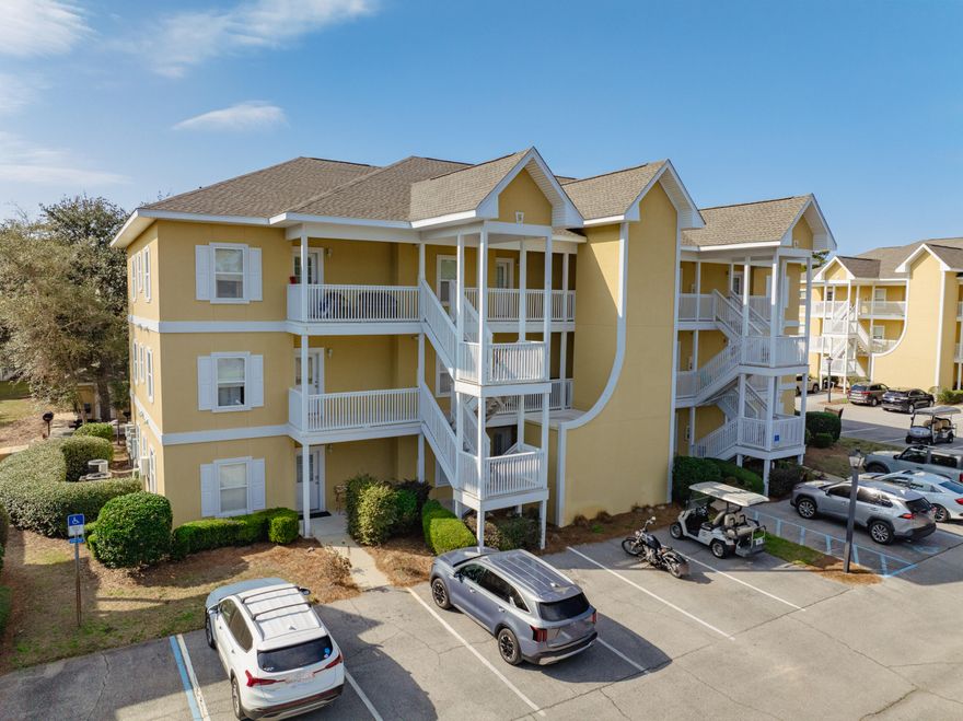 HUGE REDUCTION!  Herons Watch is nestled off of 30A in Seagrove Beach next to Eastern Lake. This ground floor condo faces the pool so you are merely a few steps to the pool out your back door. This unit was just painted throughout and  partially furnished with all appliances included. This is a quiet gated community with ample parking for owners and guests. Unit sold 'AS IS'.You will have deeded access to Eastern Lake where you can take your kayak, canoe or paddle board to the beach. Walton Dunes beach access and many popular restaurants, golf courses and shopping are just a few minutes away. Short term rental is allowed.