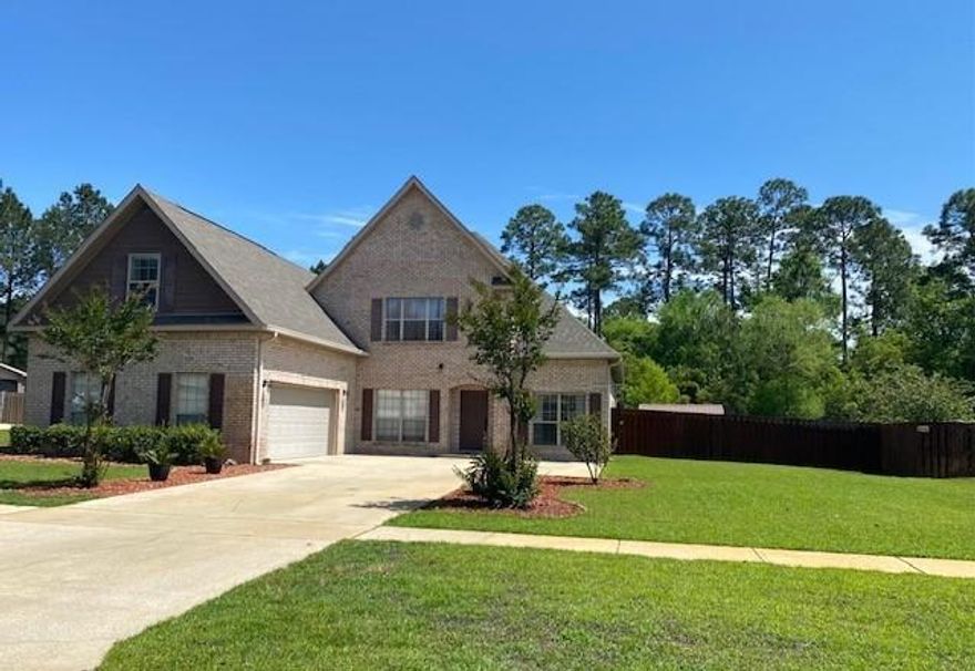 Best Buy in Hammock Bay!   Seller is offering Buyer an incentive of $15,000. for  home improvements and/or closing costs w/approved offer. This spacious home which backs to the Preserve is located on a cul de sac in the very private Harmony neighborhood at Hammock Bay. 5 Bdrs and 3.5 Baths. Features inc. a side entry 2 car garage, w/pull down attic access, low maintenance 4 sided brick exterior, 9' ceilings, GE Appliances, Fabric Shield Hurricane Protection, Irrigation System with well, Ceramic Tile in all of the wet areas, Crown Molding in the foyer, dining room and mbdr. Trey ceilings in living, mbdr, and  dining. A wood, privacy fenced in back yard. Irrigation system w/well. HOA monthly fee of $165.00 includes Basic TV Cable and use of  the wonderful amenities Hammock Bay has to offer.