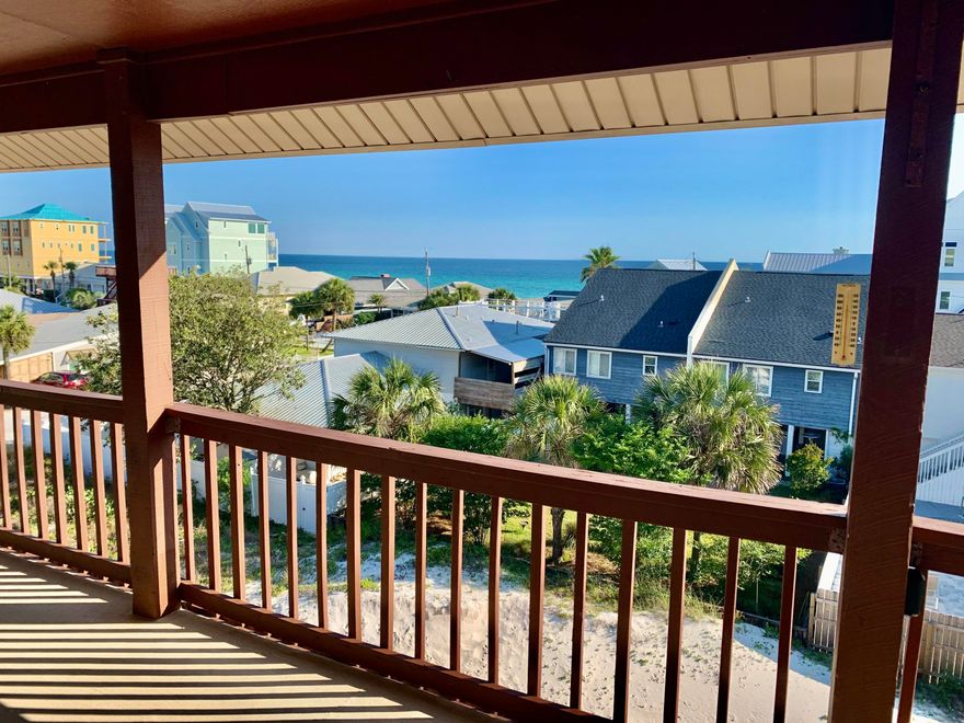 Back on market at no fault of sellers! ----Fantastic vacation rental opportunity! This remodeled condo comes furnished, and is only a minute's walk away from the sandy white beaches and offers views of the Gulf from the balcony, and even a reserved parking space. It has not been used as a vacation rental since the current owners bought it,, so it is in better shape and well taken care of than most condos! This unit will produce great ROI! The property includes a private enclosed pool for your enjoyment and beach access #13 is just steps away. Check out this charming condo today!