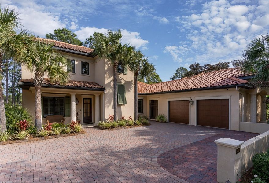 GREAT NEW PRICE IN BURNT PINE... This OPEN CONCEPT 4 Bedroom 4.5 Bath  CLUB ESTATES HUFF BUILT Home with POOL backs up to the Burnt Pine Golf Course. The Driving Range and Clubhouse are just steps away. A SPACIOUS FIRST FLOOR MASTER BEDROOM  with Split His and Her Vanities, Separate Soaking Tub, Walk In Shower and Large Walk In Custom Closet. There is a 2ND Bedroom/Office and Bath on the First Floor. Upstairs the Home has Two Bedrooms Each with their Own Bath and a Second Living/TV Area. Kitchen has Quartz Counters, New Custom Cabinets, Thermador Gas Range and a Custom Built In Bar with Ice Maker and Wine Fridge. Great Screened Porch Overlooking the Pool and Golf Course. All Outside Landscaping, Irrigation and Lighting have been Newly Updated. HOA dues includes Weekly Landscaping