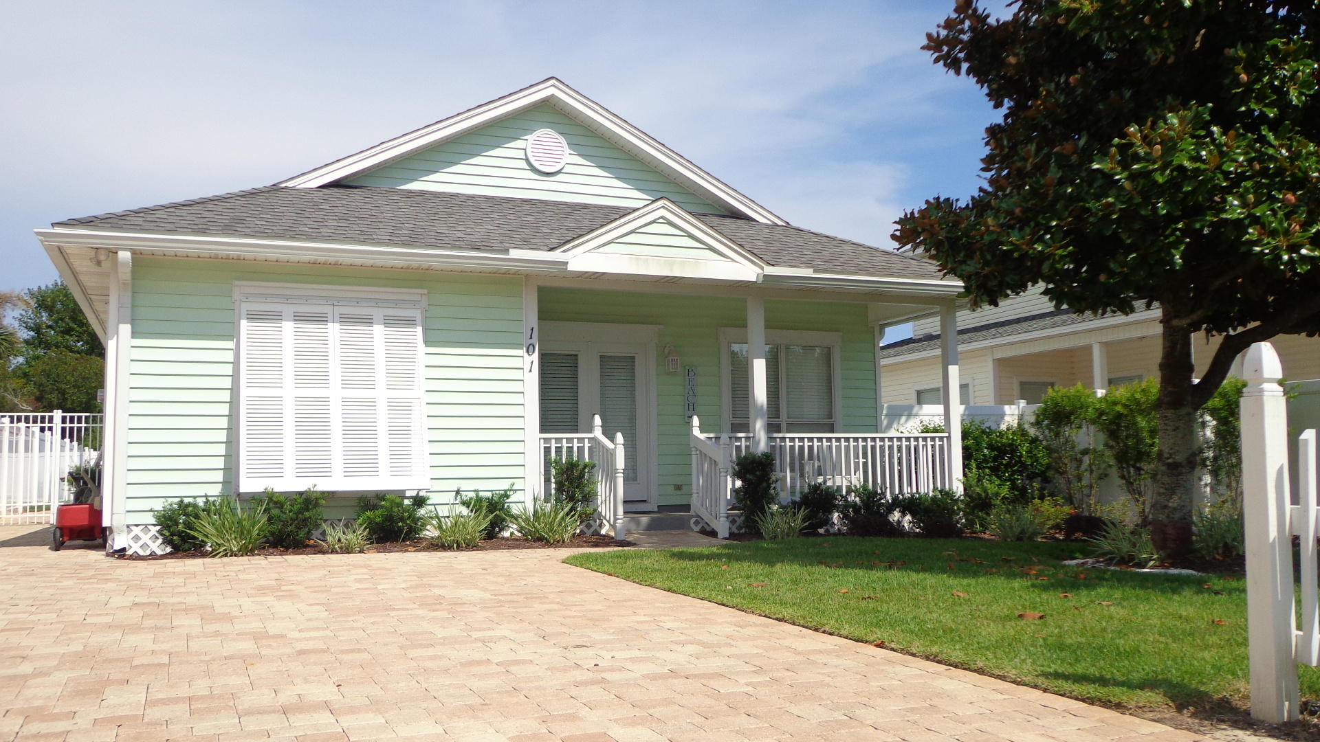 Southern Comfort are two perfect words to describe this recently renovated 3 bedroom, 2 bath Florida Cottage located 1 1/2 blocks to the white sandy beaches of the Gulf of Mexico. The home features an open floor plan with the kitchen, dining and family room open to each other. The kitchen sets the tone for classic style with glass-tile back splash, onyx granite countertops and breakfast bar. This home consistently generates over $70,000 annually in gross rental income. Step out back onto your screened in lanai with your very own private hot tub. Lush tropical landscaping surround your private heated pool with fenced in yard. There even is a personal pet yard for your furry family member with private access from inside the home. This is truly a one of a kind property that is a must see