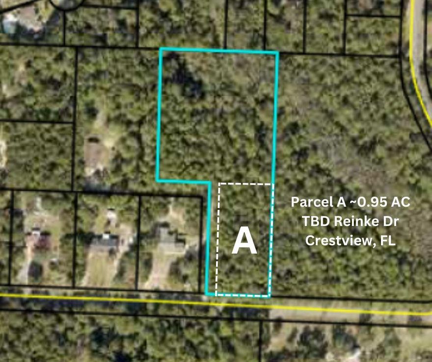 PACAKGE DEAL: $110k for Parcel A & Parcel B! Are you looking for the PERFECT piece of land to build your dream home? Then look no further! This +/- 0.95 acre parcel is nestled in a serene area of Northeast Crestview with plenty of space for privacy, yet it is close to all the conveniences of town. This wooded parcel is a blank canvas for your future home plans. Clear as much or as little as you'd like for perfect combination of nature and privacy. The lot also offers ~141 feet of paved county road frontage with utilities available close by at the road. This property is truly a HIDDEN GEM of an opportunity that doesn't come along very often. Don't let your opportunity slip by and schedule your showing today!